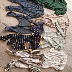 Baby pyjamas bundle (kyte, Carters; old navy; peckle)
